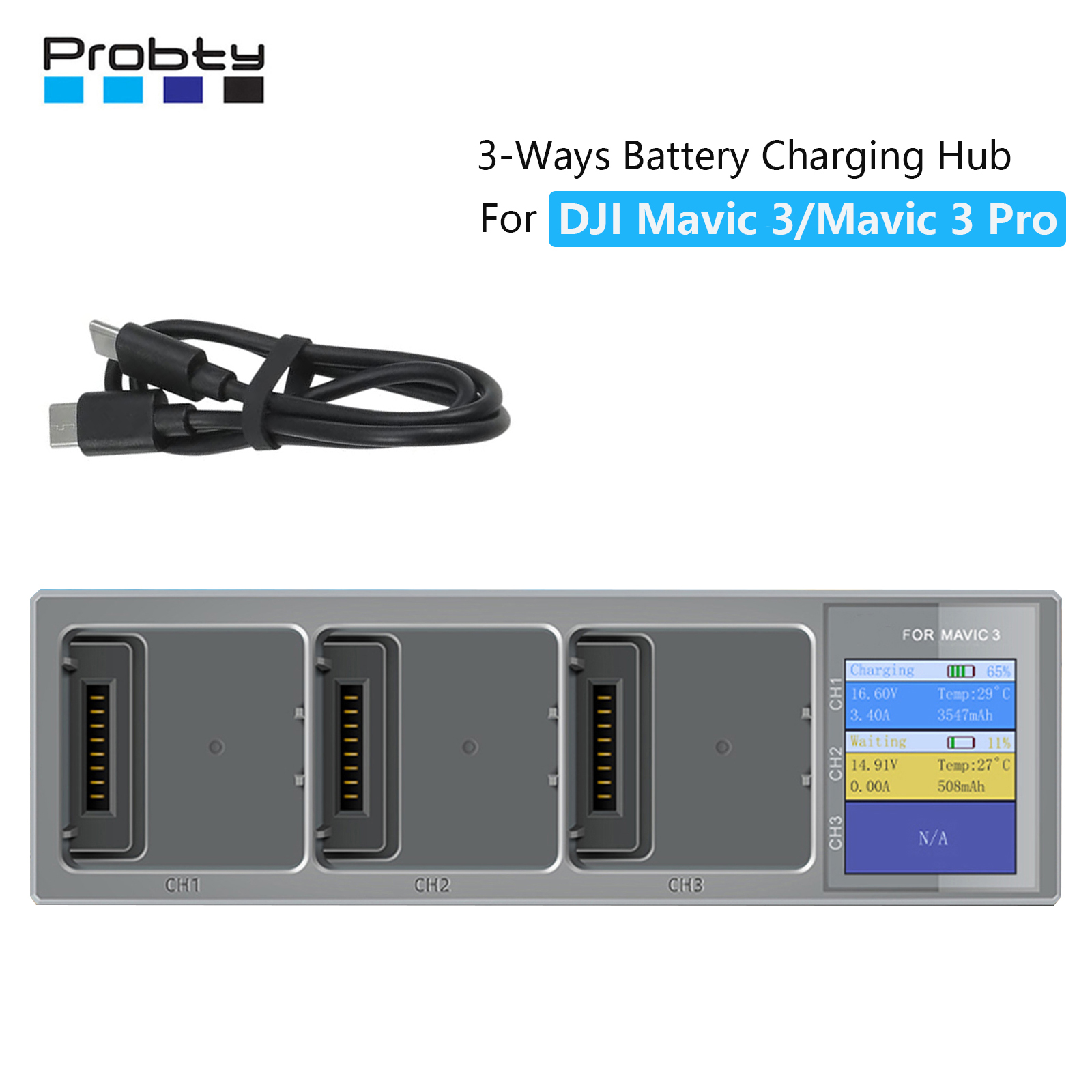 Drone Power Bank - New 3 In 1 Charging Hub