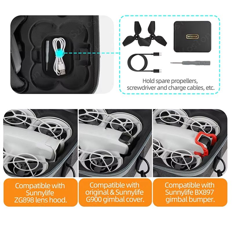 Sunnylife Waterproof Bag For D - Drone Carrying Case review and price