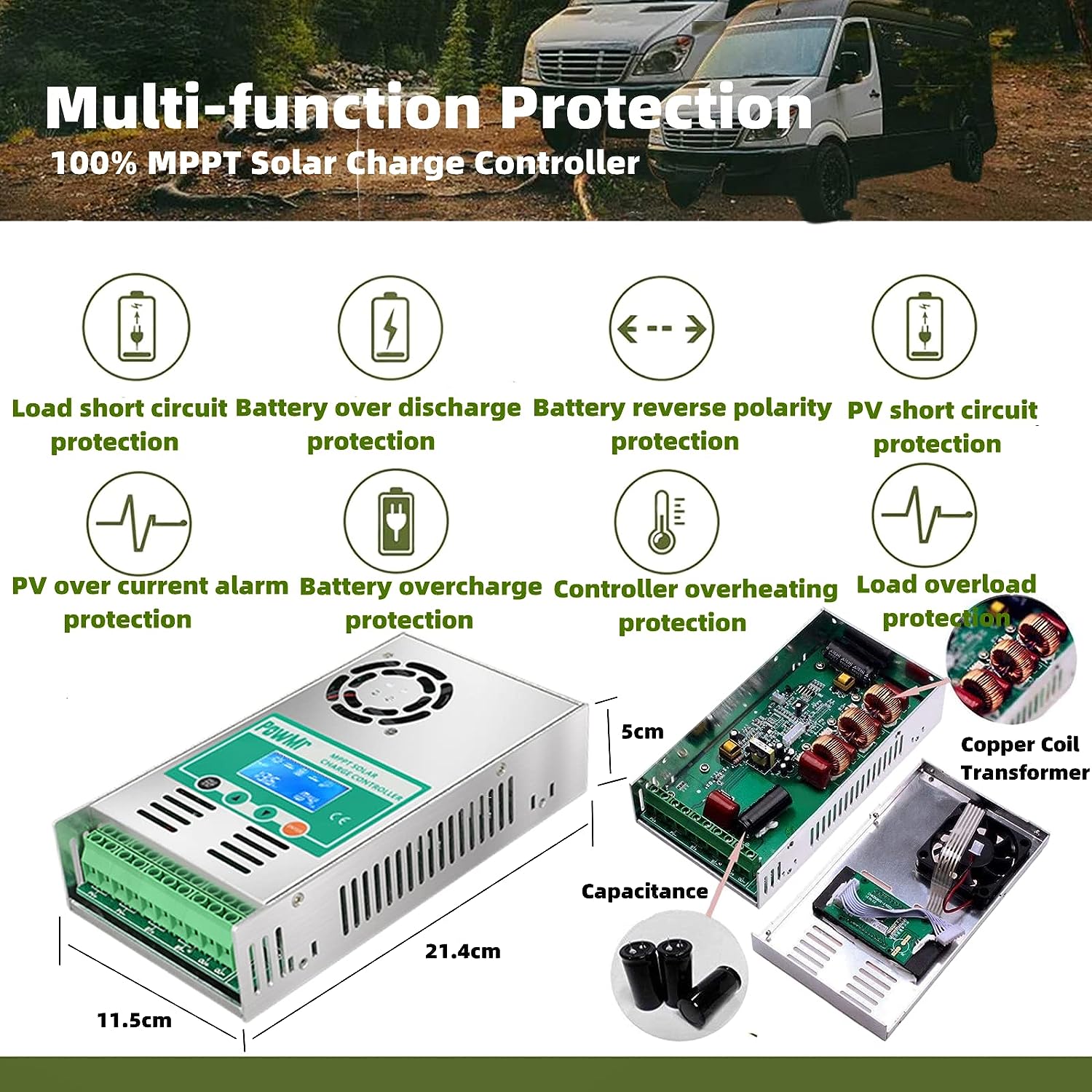 PowMr MPPT 60A Solar Charge Co - Drone Solar Charger review and price