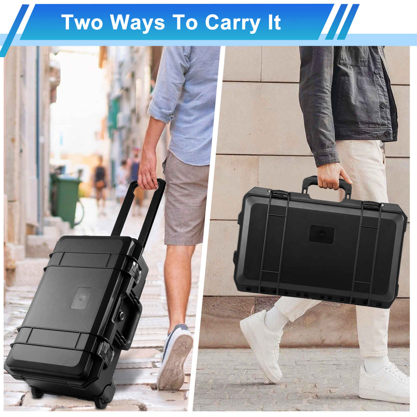 Rolling Camera Case, Portable  - Drone Hard Shell Case review and price
