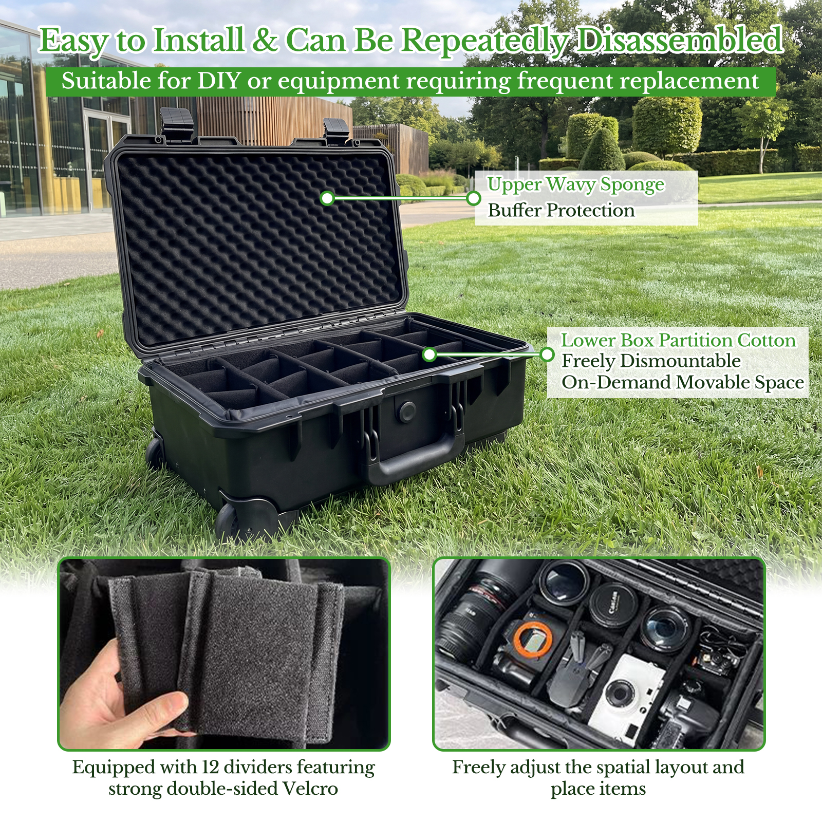 Professional Large Hard Rollin - Drone Carrying Case review and price