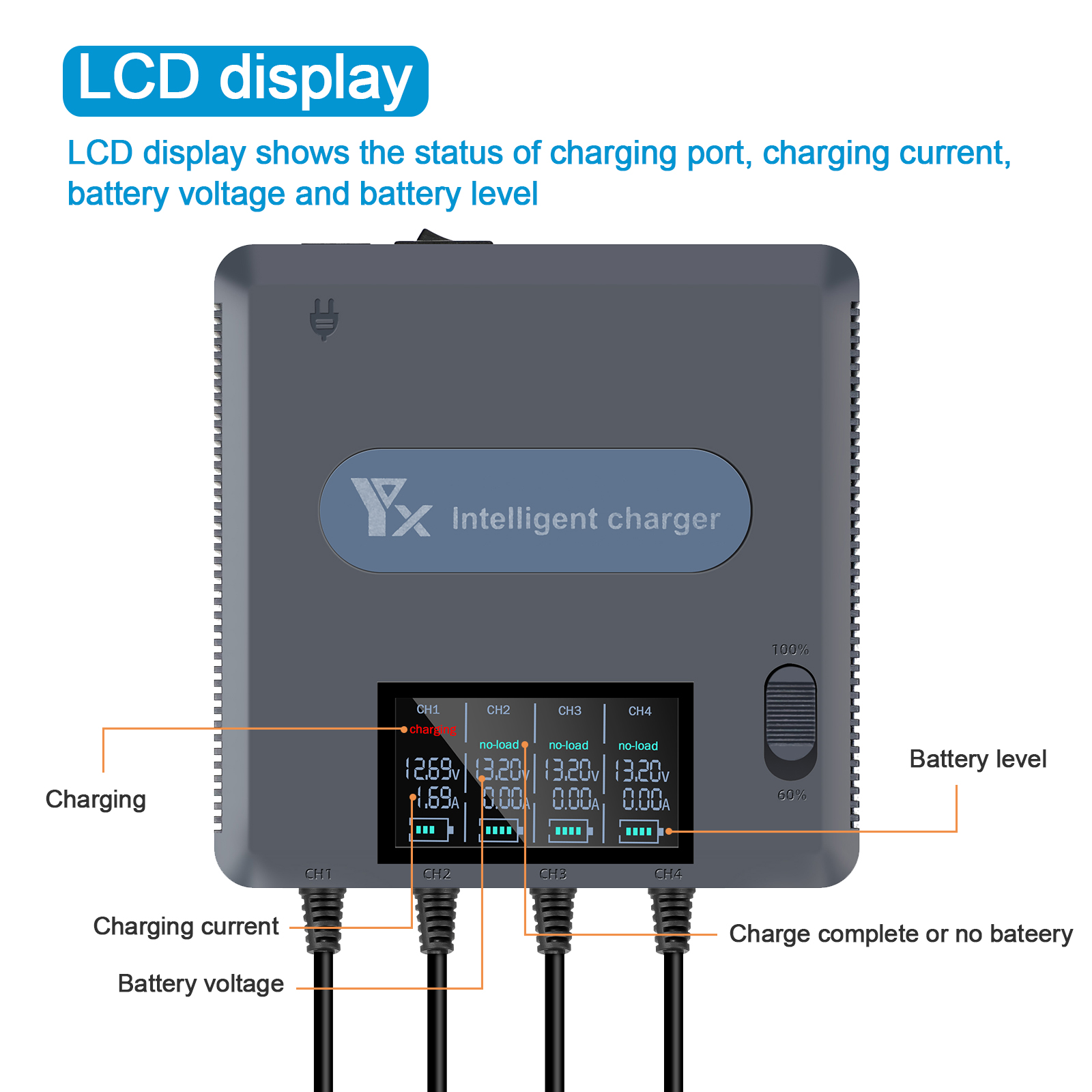 6 in 1 Digital display Battery - Drone Charging Hub review and price