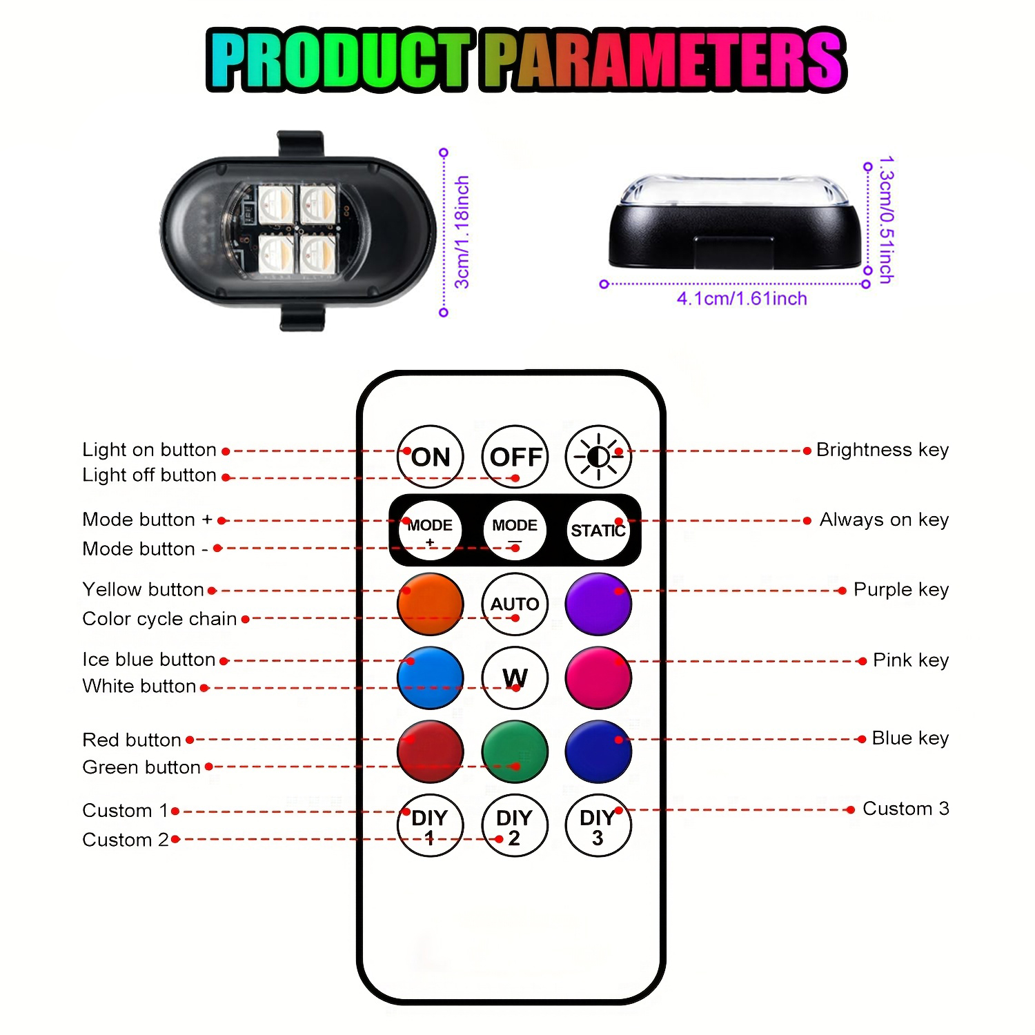 Upgraded 4LEDs Wireless LED St - Drone Strobe Light review and price