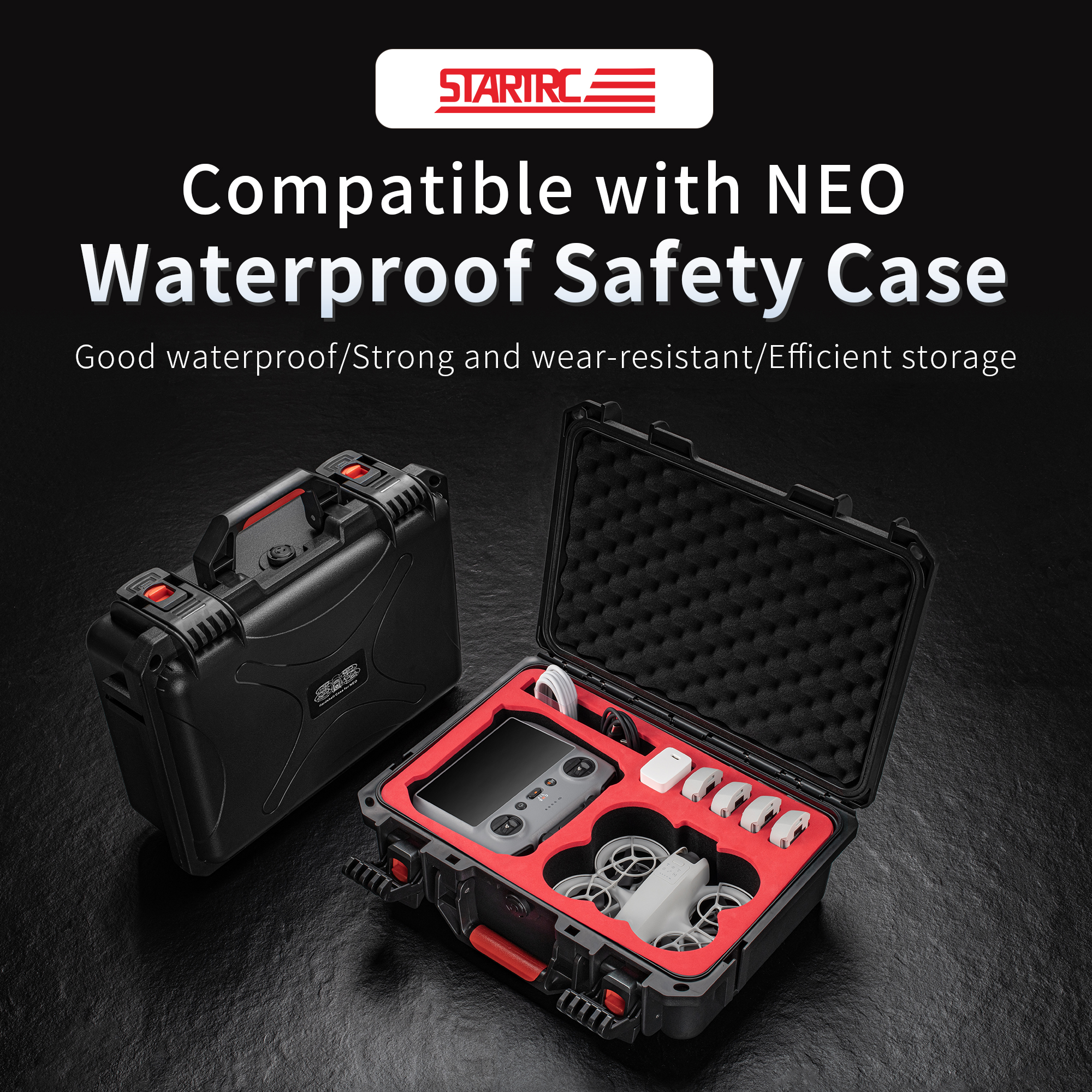 Portable Hard Waterproof Case  - Drone Charging Hub review and price