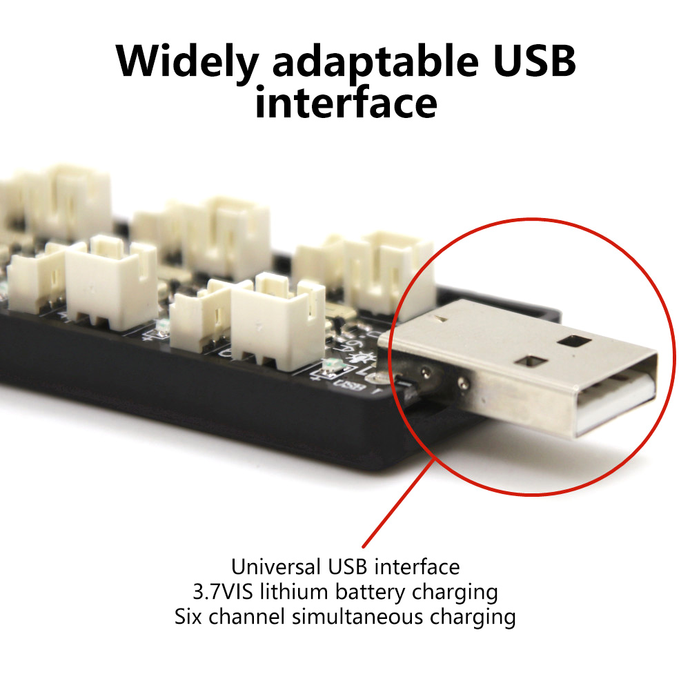 6-Channel 1S LiPo Battery Char - Drone Battery Adapter review and price
