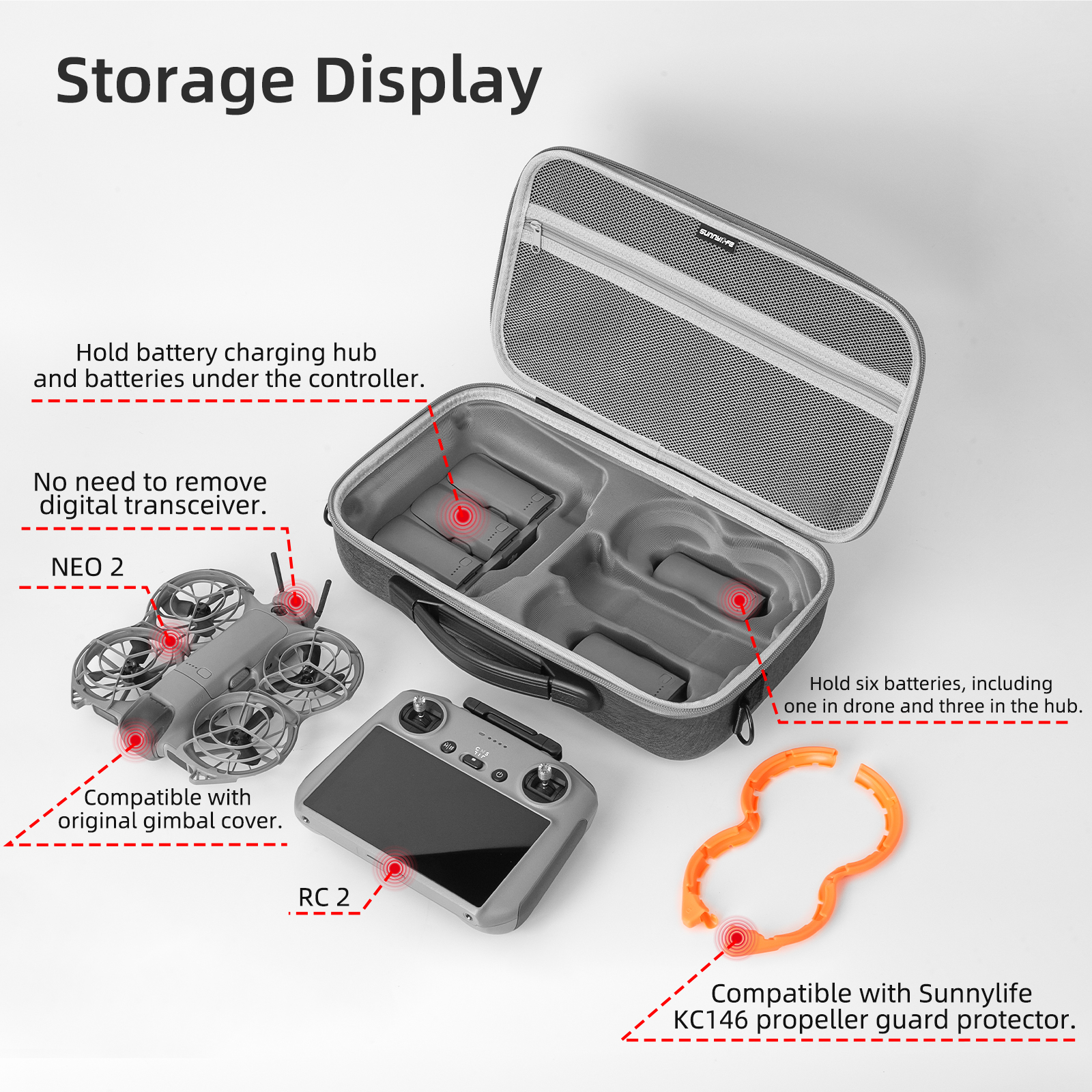 Portable Carrying Case For DJI - Drone Controller Hood review and price