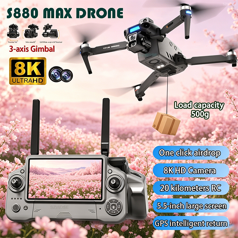 2026 New 8K Dual Camera Drone  - Drone Power Bank review and price