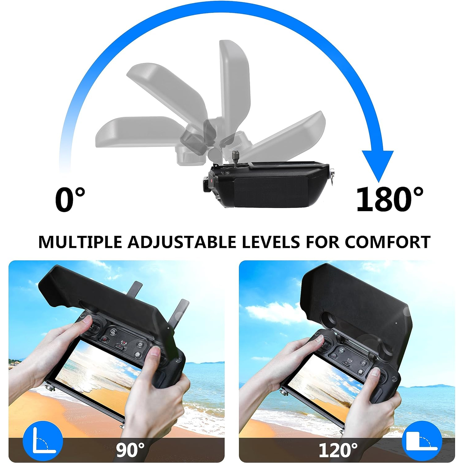 2-in-1 Sun Hood & Joystick Cov - Drone Controller Hood review and price