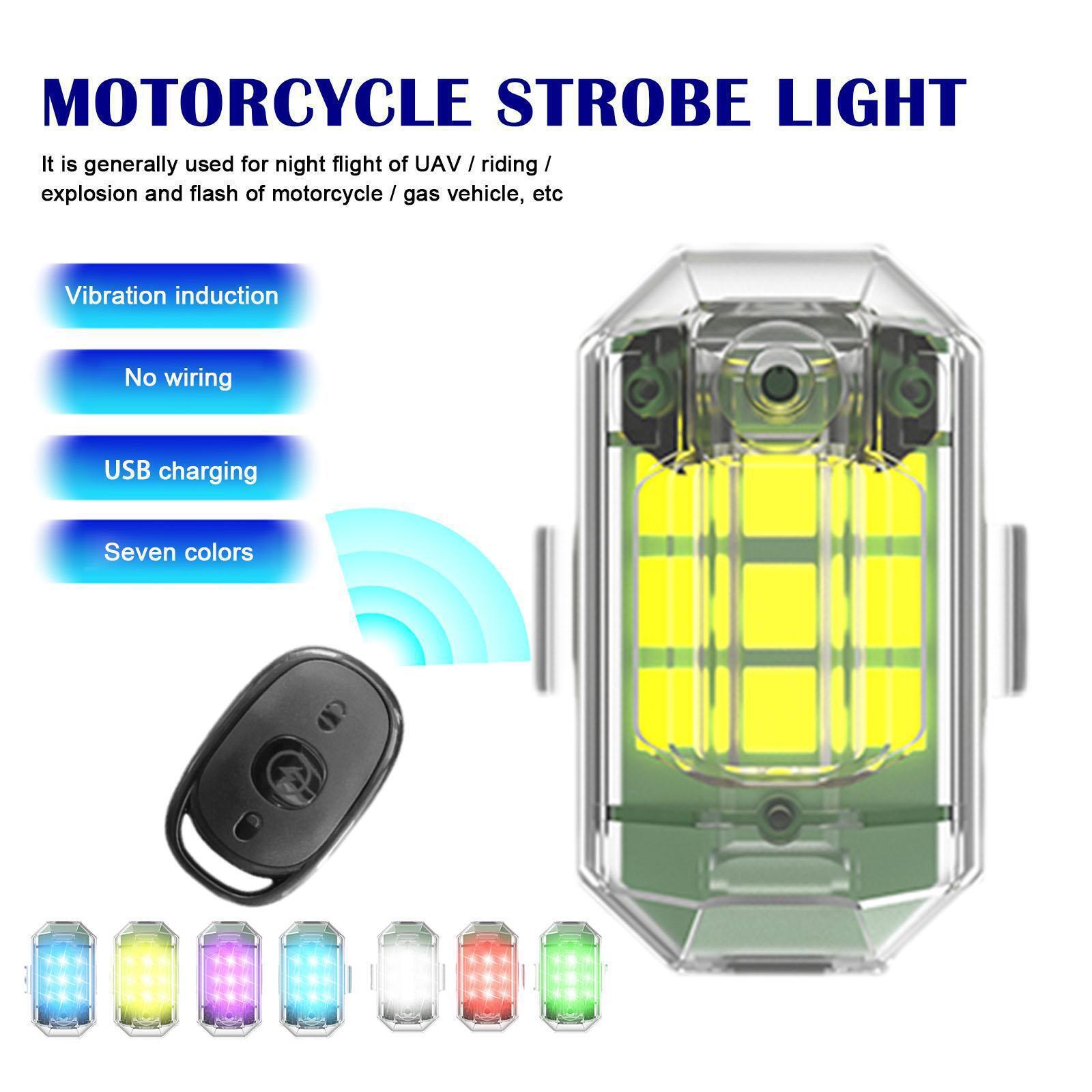 1/2/4Pc Remote Motorcycle Ligh - Drone Strobe Light review and price