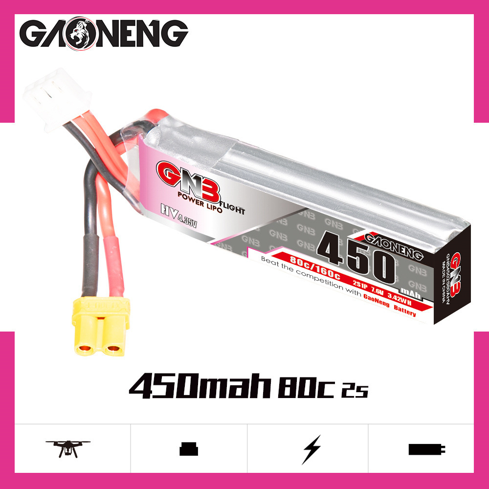 GNB LiPo Battery HV 2S 7.6V 45 - Drone Power Bank review and price