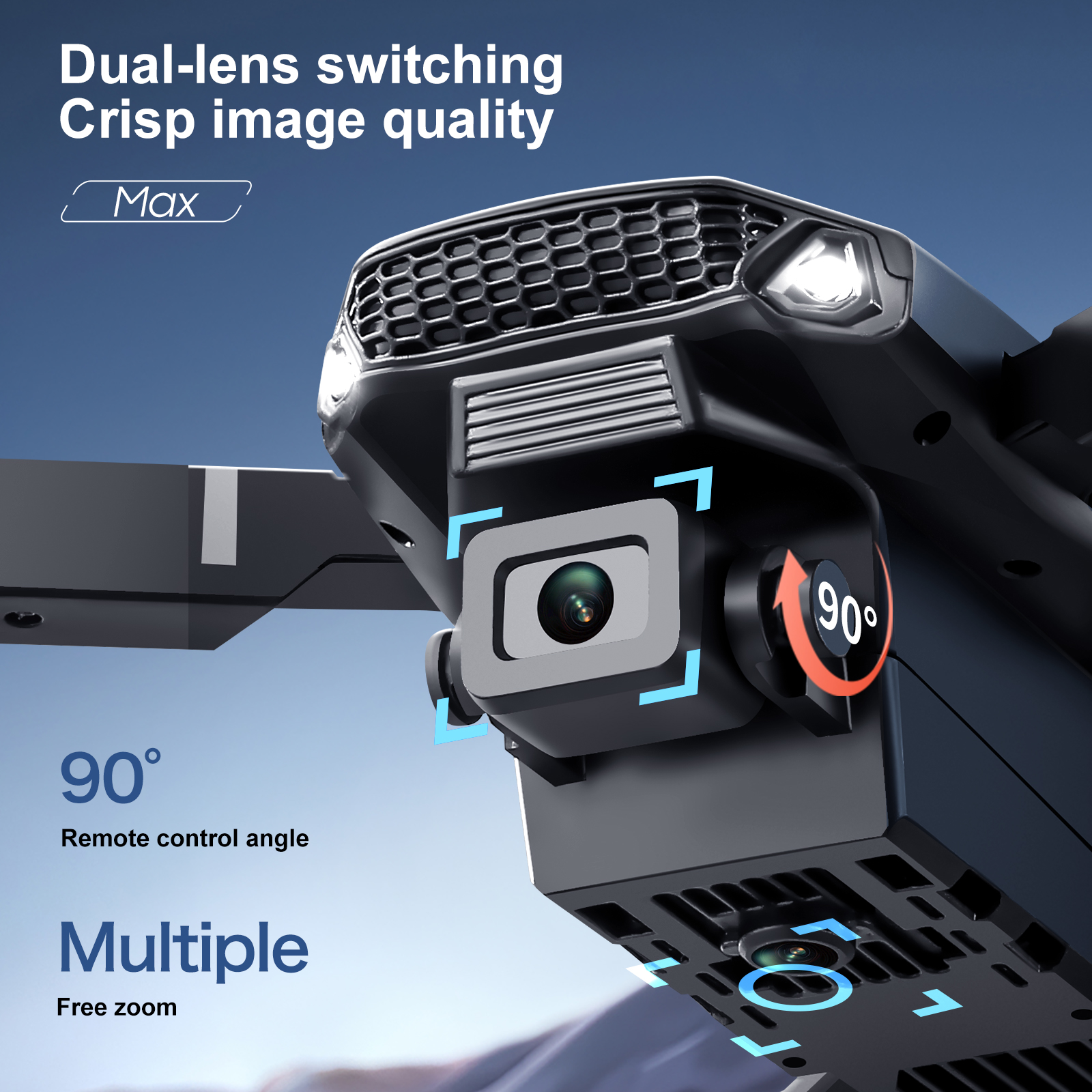 2025 New E88 E99 Upgraded Dron - Drone Controller Screen review and price