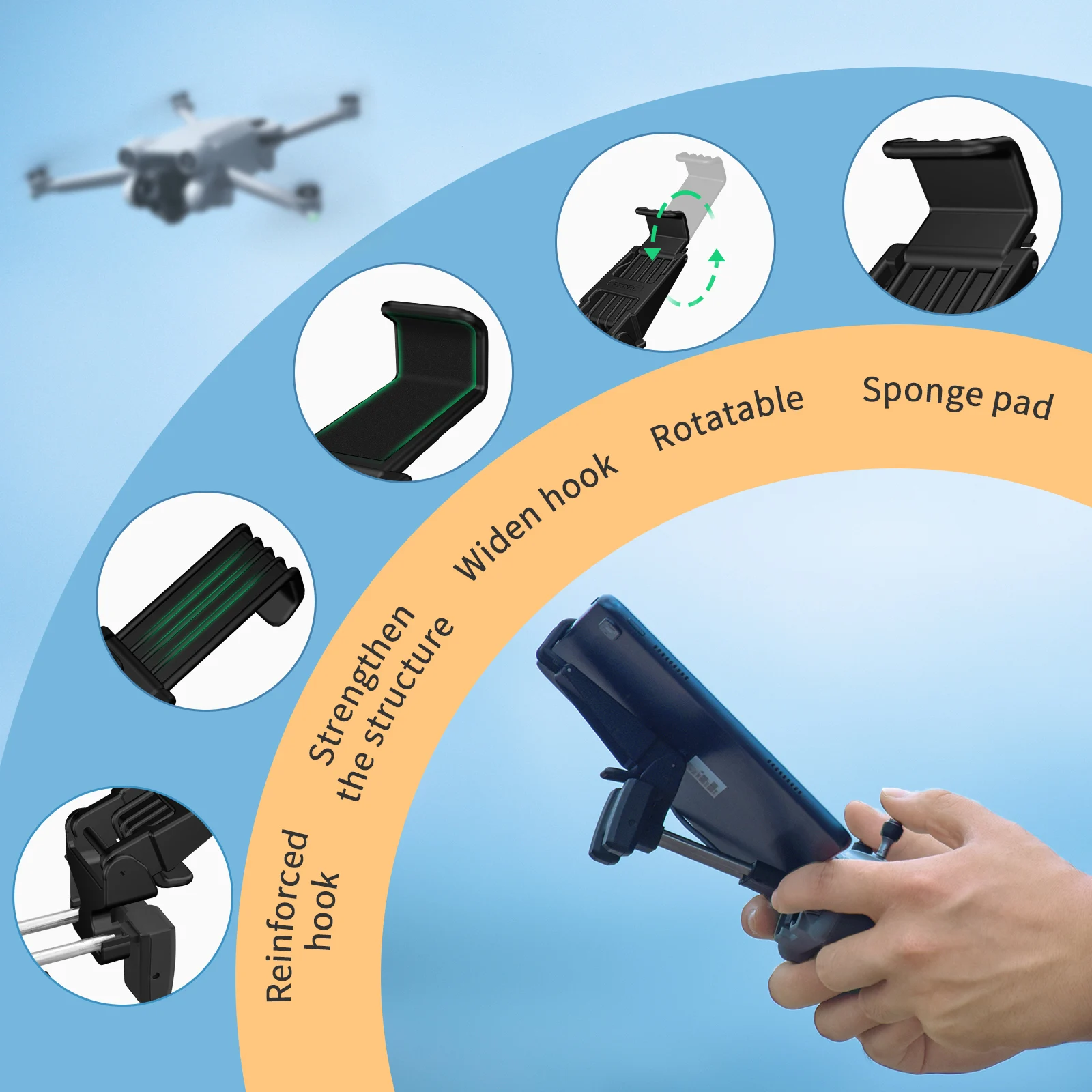 Tablet Extended Bracket Mount  - Drone Tablet Mount review and price