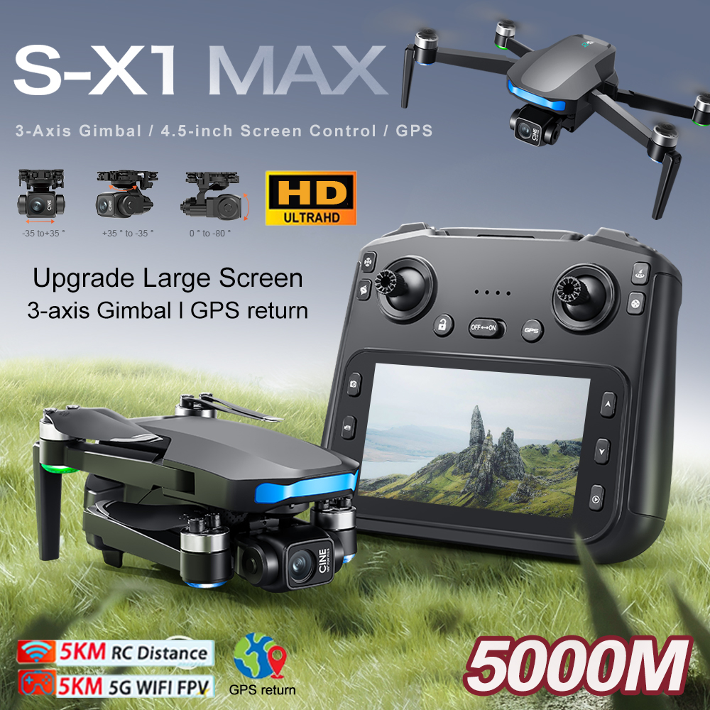 New S-X1 MAX Drone GPS 8K Prof - Drone Power Bank review and price