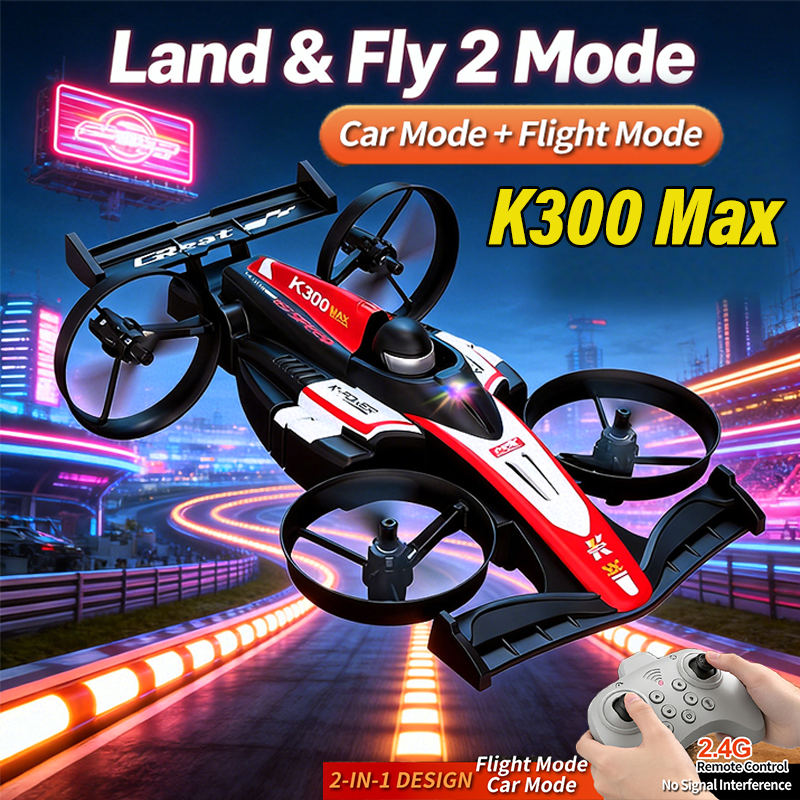 Mini RC Flying Car Transformab - Drone Beacon Light review and price