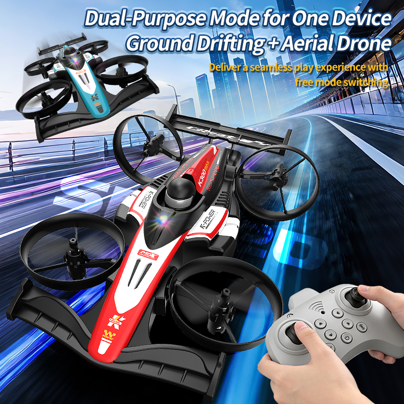 Mini RC Flying Car Transformab - Drone Beacon Light review and price