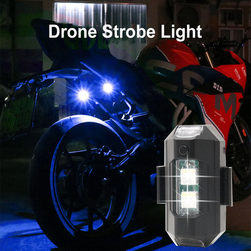 Motorcycle LED RGB Warning Lig - Drone Strobe Light review and price
