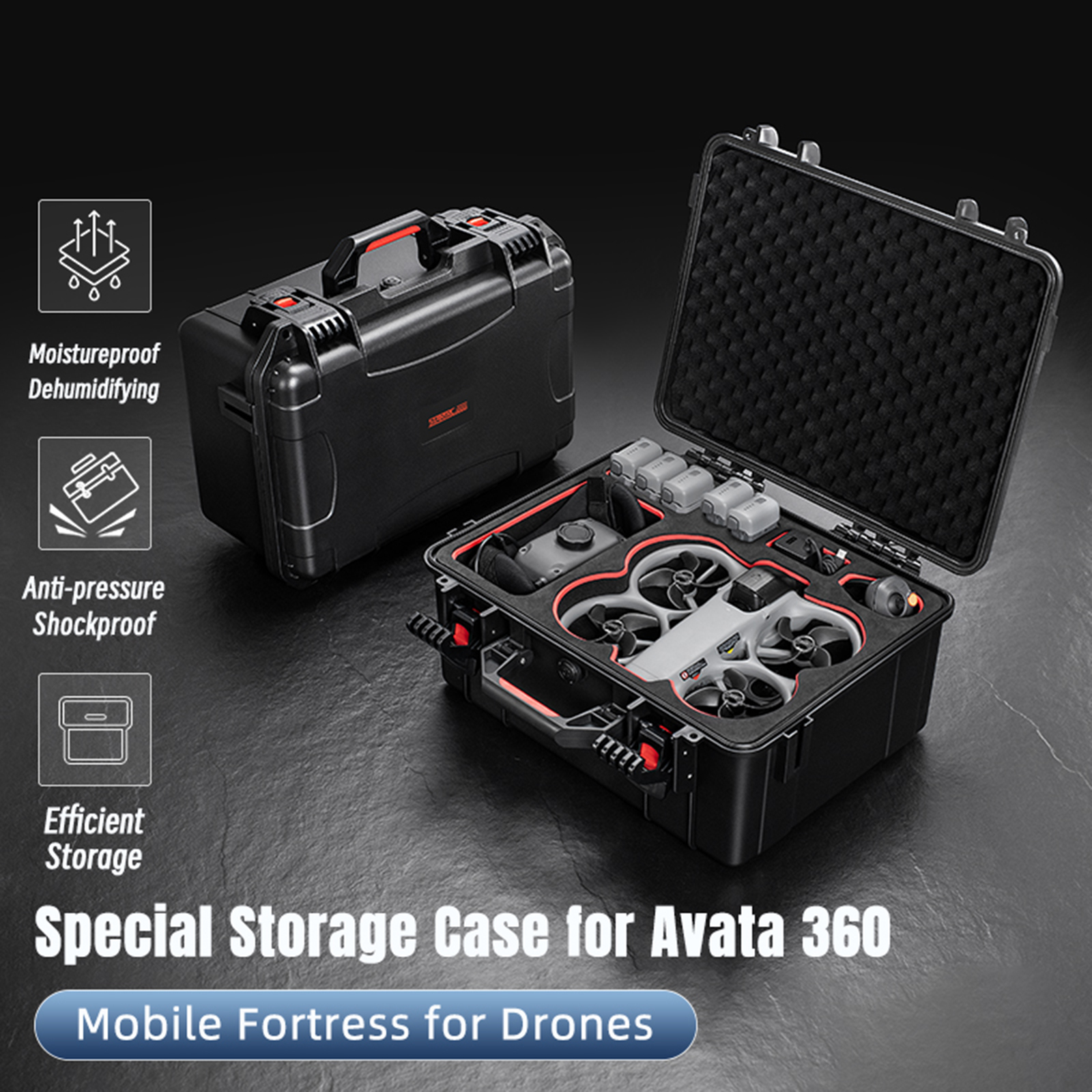 for Avata 360 Drone Accessorie - Drone Hard Shell Case review and price